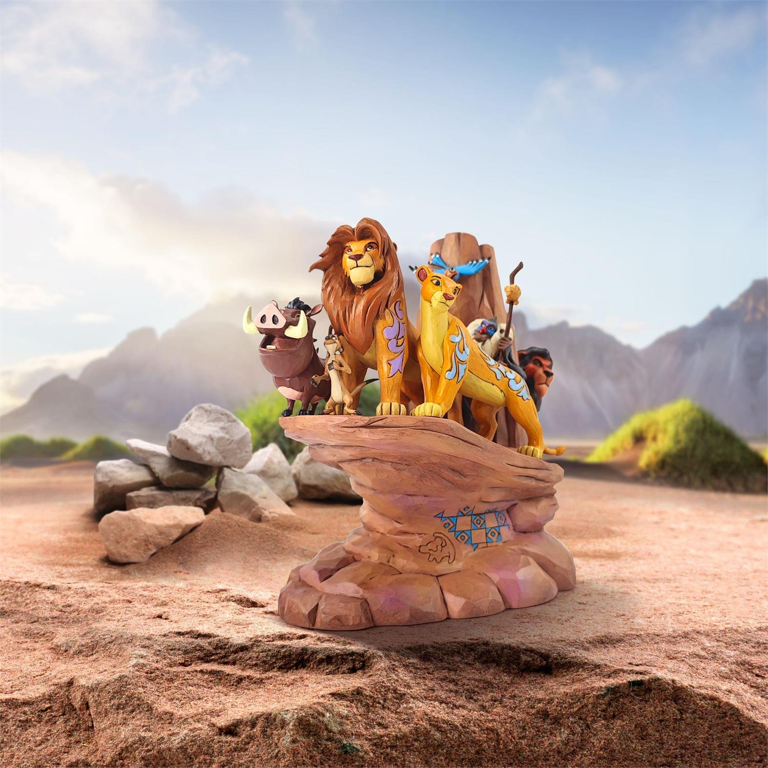 NO BOX - Pride Rock - Lion King Carved in Stone - Country N More Gifts