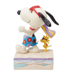 Beach Buddies - Snoopy & Woodstock at Beach  - Country N More Gifts