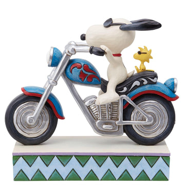 BOX DAMAGE - Cool Riders - Snoopy & Woodstock Riding Moto - Country N More Gifts