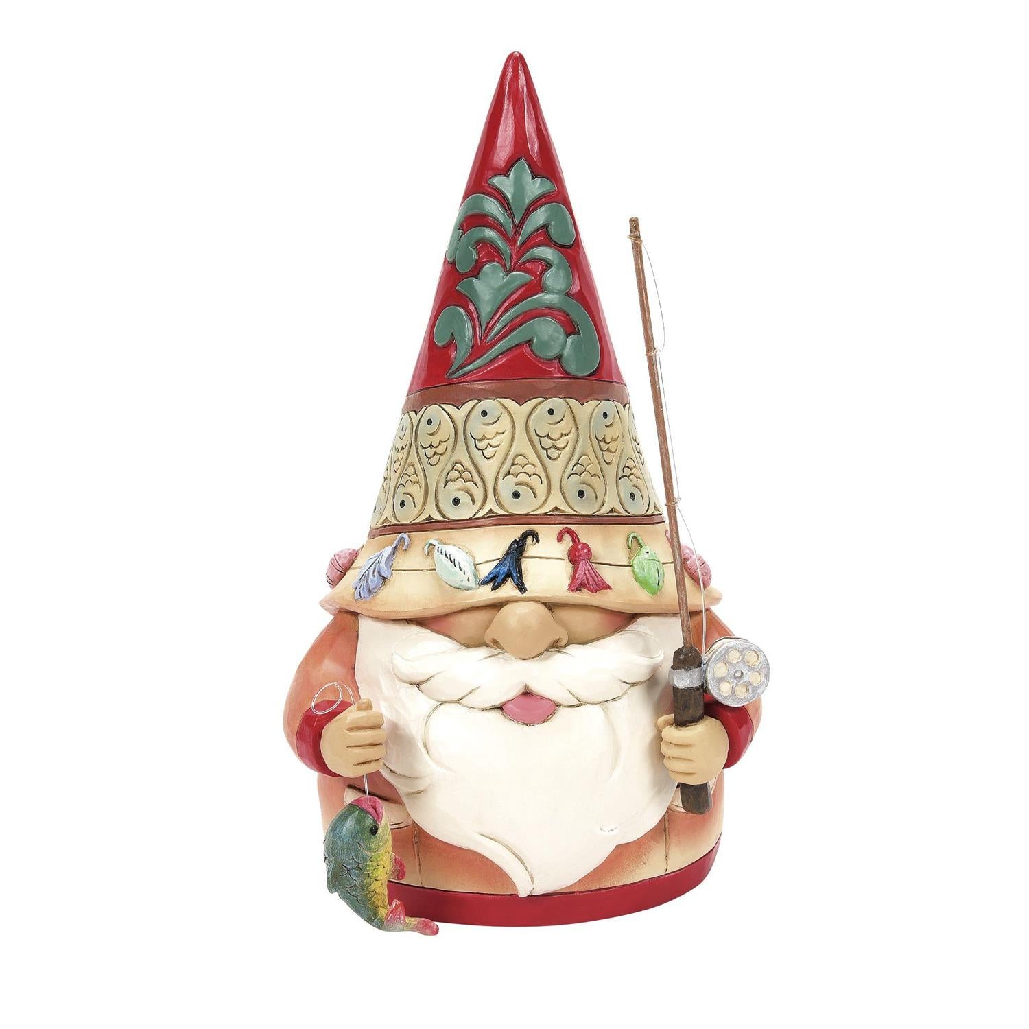 Gone Fishing - Fishing Gnome Figurine  - Country N More Gifts
