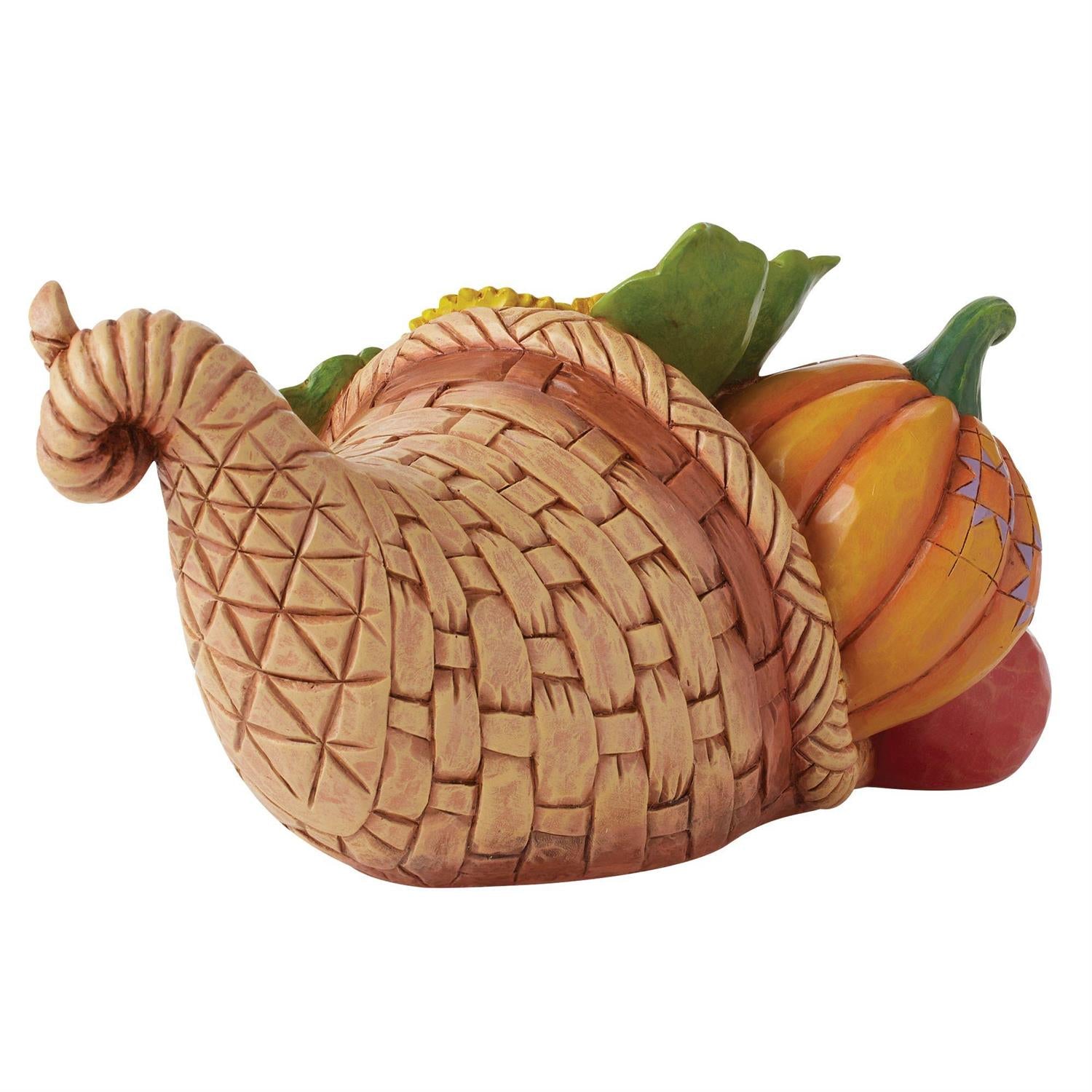 Abundant Harvest - Cornucopia with Sunflowers Figure  - Country N More Gifts