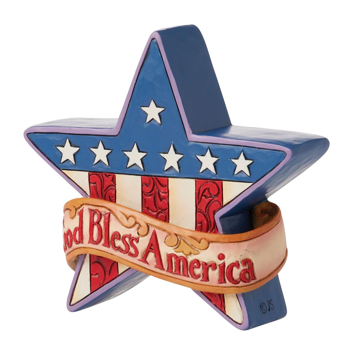 Mini Patriotic Star Figurine  - Country N More Gifts