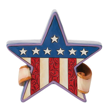 Mini Patriotic Star Figurine  - Country N More Gifts