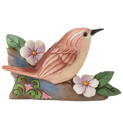 Tiny Singer - Carolina Wren Figurine  - Country N More Gifts