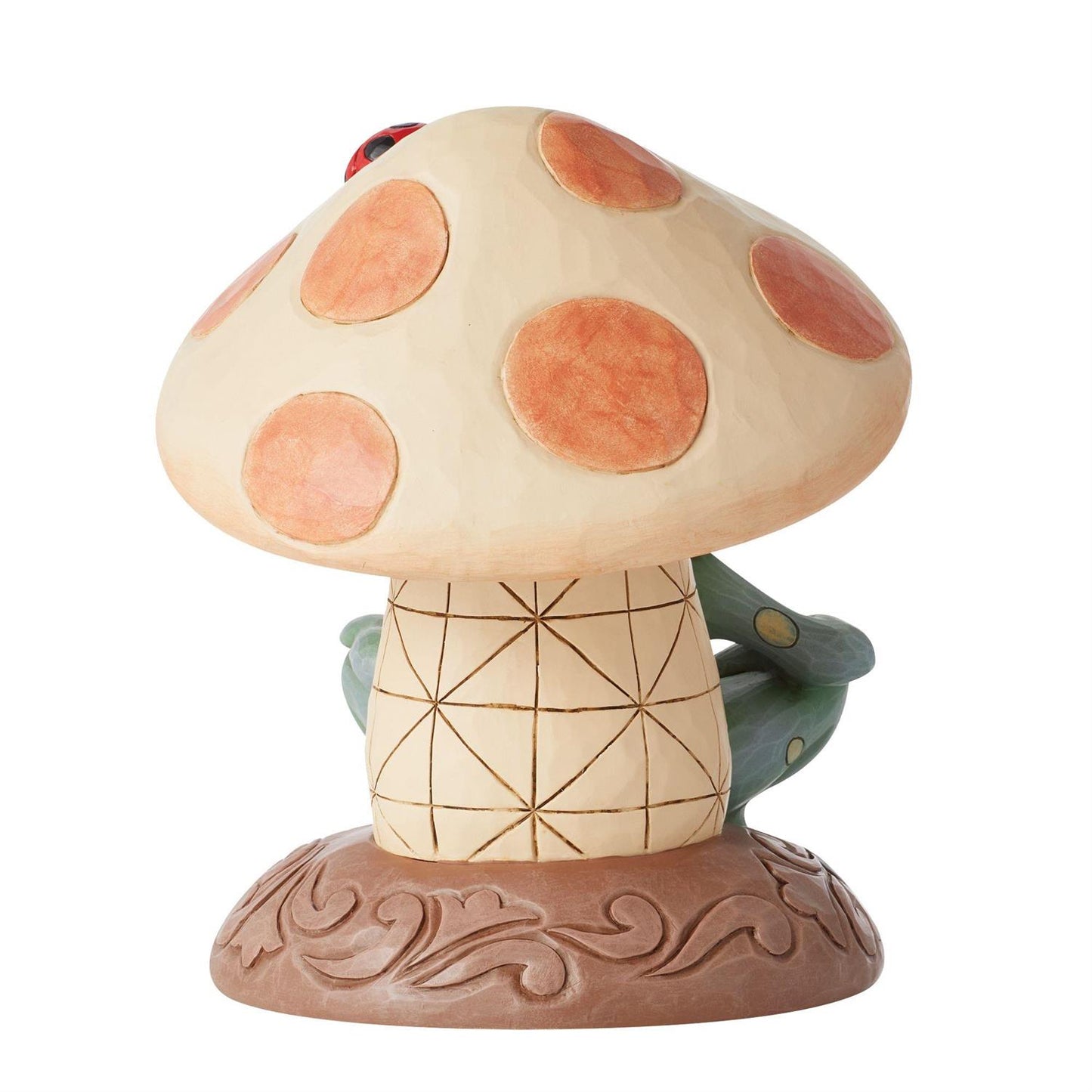 A Frog's Life - Frog Leaning on Mushroom Fig  - Country N More Gifts