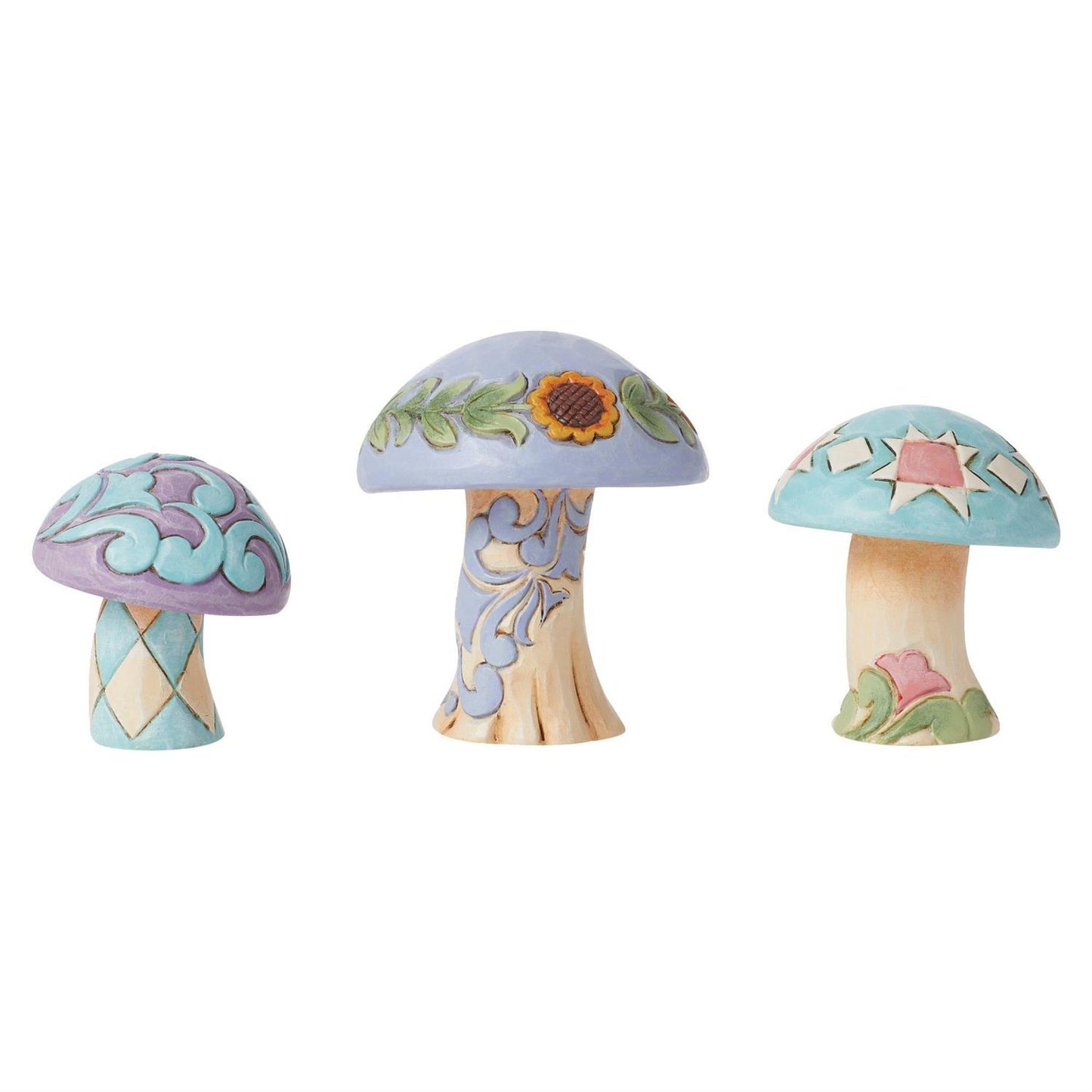 Mushrooms Set of 3 Figurines  - Country N More Gifts