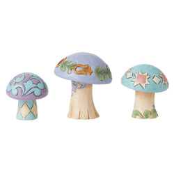 Mushrooms Set of 3 Figurines  - Country N More Gifts
