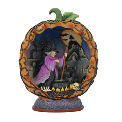 Come in For a Spell - Pumpkin Diorama LED Figurine  - Country N More Gifts