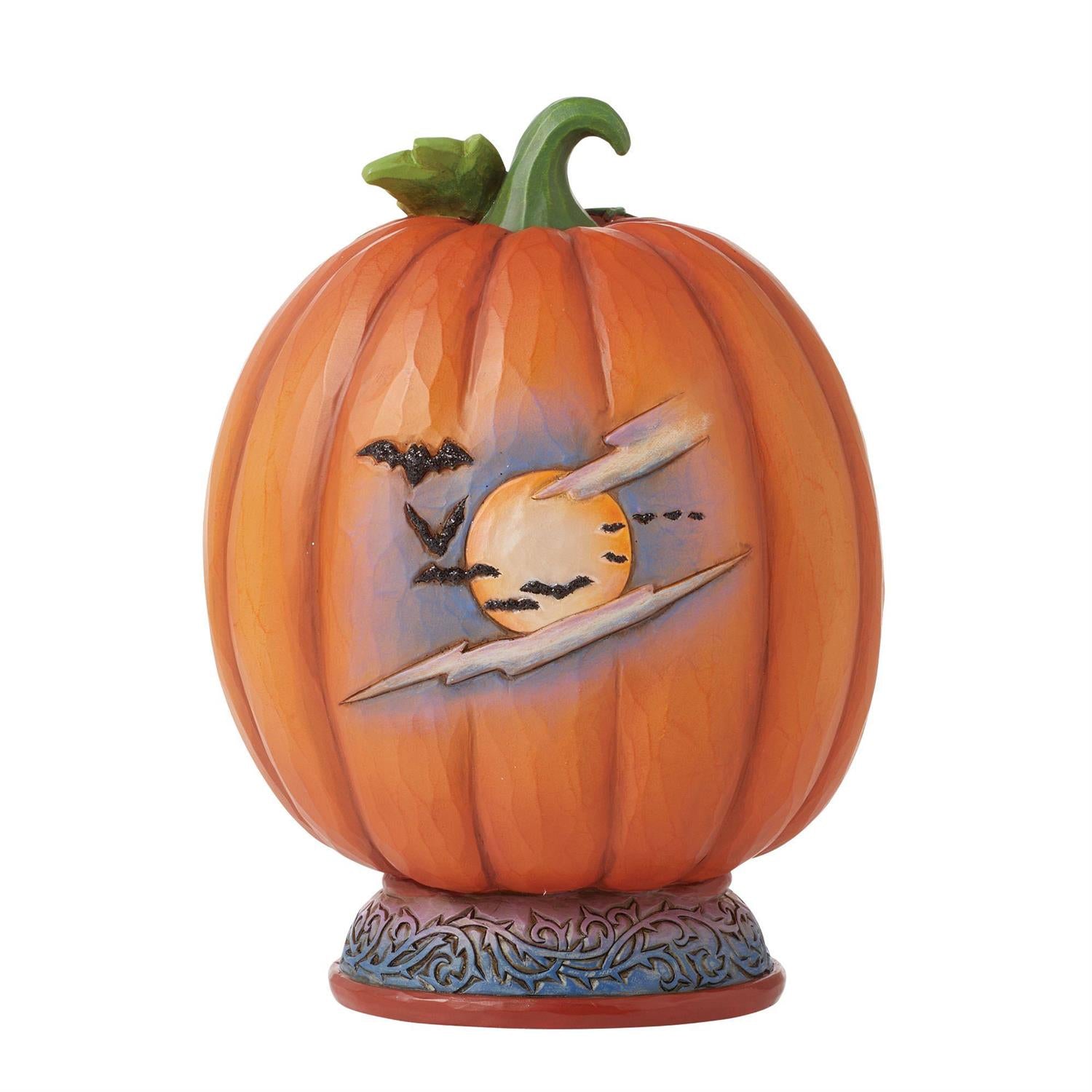 Come in For a Spell - Pumpkin Diorama LED Figurine  - Country N More Gifts