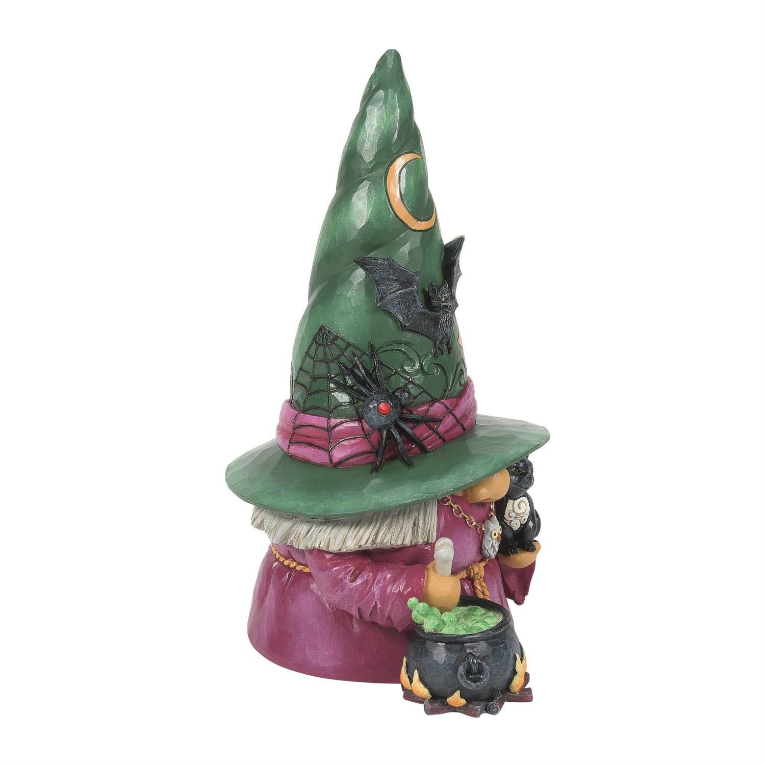 Witchful Thinking - Witch Gnome with Cauldron Figurine  - Country N More Gifts