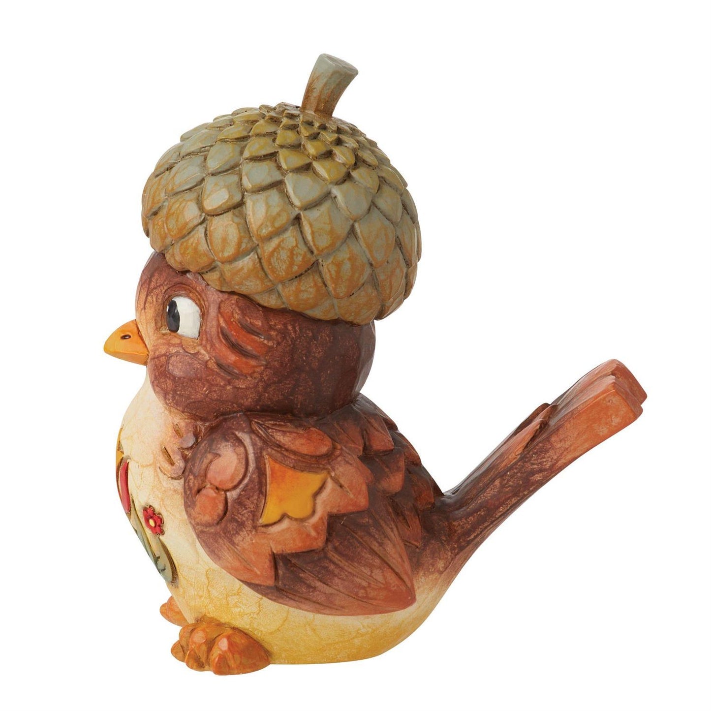 In a Nutshell - Bird with Acorn Hat Figurine  - Country N More Gifts