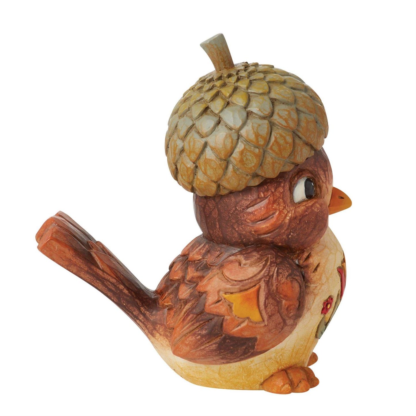 In a Nutshell - Bird with Acorn Hat Figurine  - Country N More Gifts