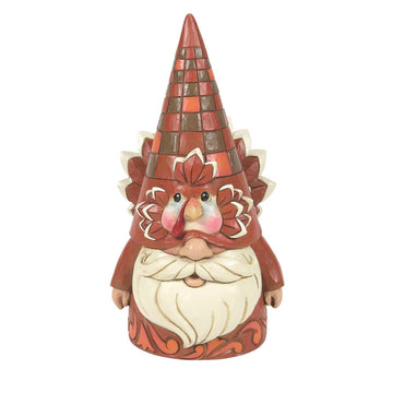 BOX DAMAGE - Gobble Til You Wobble - Turkey Gnome Figurine - Country N More Gifts