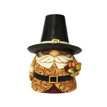 Harvest Wishes - Pilgrim Holding Cornucopia Figurine
