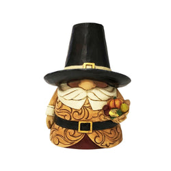 FBA - Harvest Wishes - Pilgrim Holding Cornucopia Figurine - Country N More Gifts