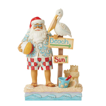 BOX DAMAGE - Pelican Way - Santa with Signs and Pelican - Country N More Gifts