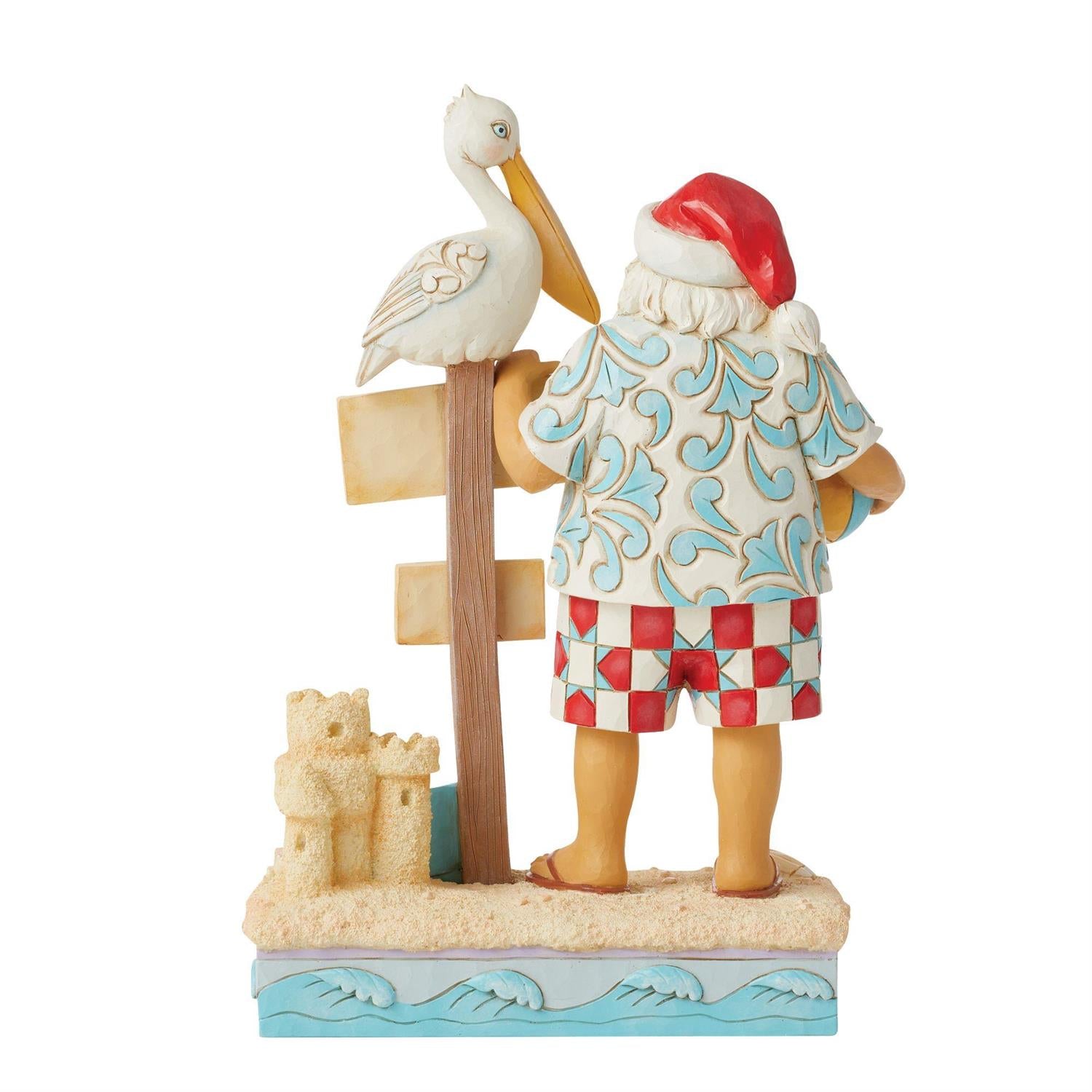 BOX DAMAGE - Pelican Way - Santa with Signs and Pelican - Country N More Gifts