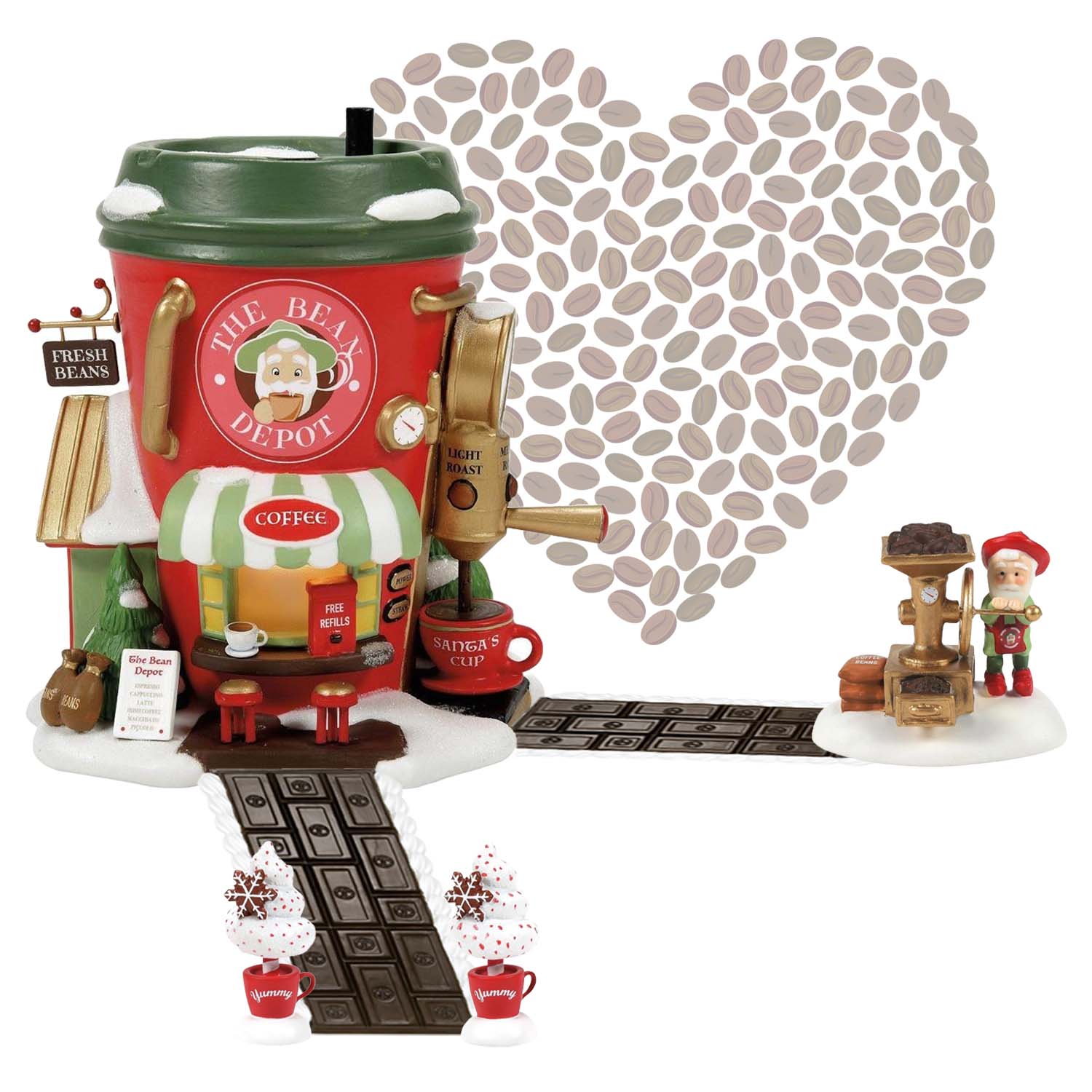 The Bean Depot Espresso Co. Value SET Great Value! Country N More Gifts