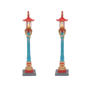 Chinatown Post Lamps Set Of 2  - Country N More Gifts