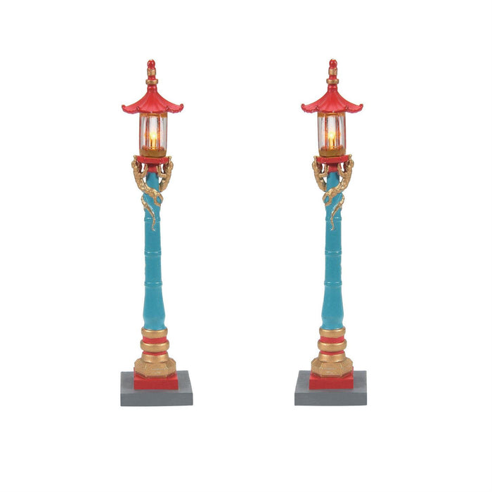 Chinatown Post Lamps Set Of 2