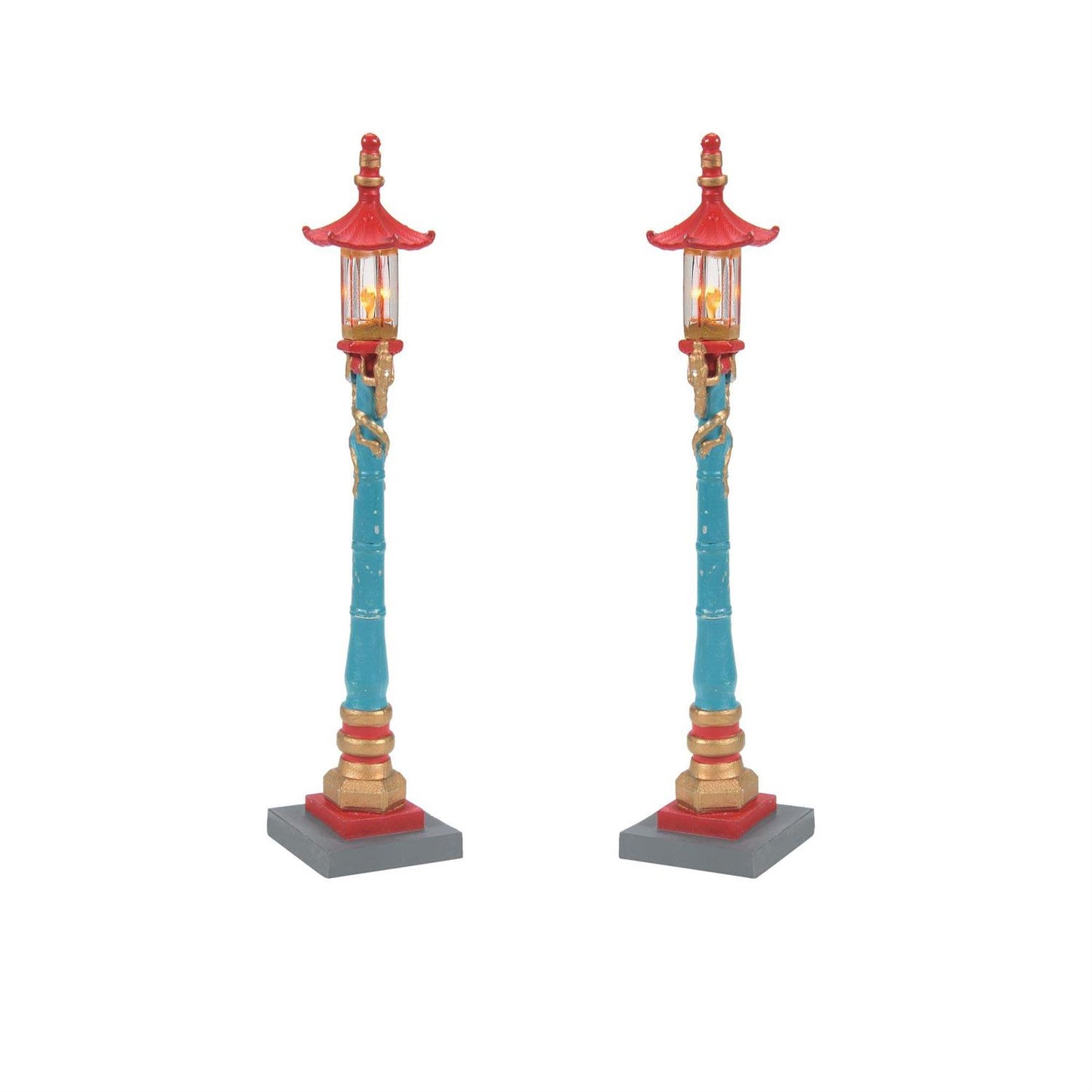 Chinatown Post Lamps Set Of 2  - Country N More Gifts
