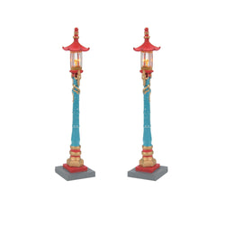 Chinatown Post Lamps Set Of 2  - Country N More Gifts
