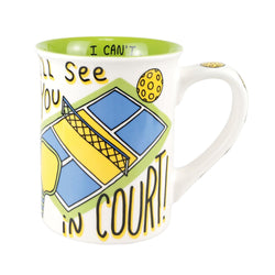 Pickleball Court Mug - Country N More Gifts
