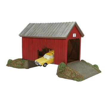 The Winter River Bridge - Country N More Gifts