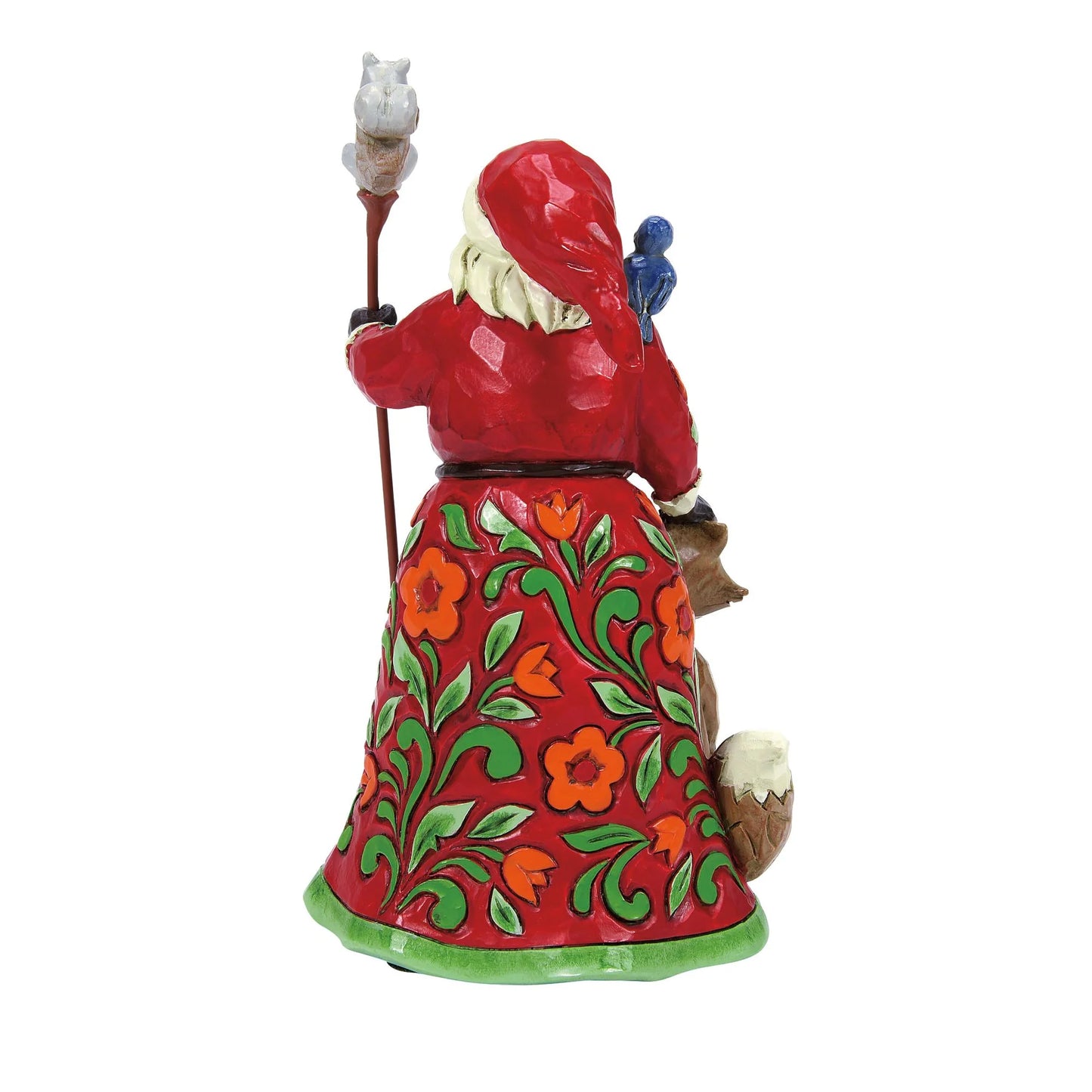 Santa's Woodland Friends - Santa with Fox Figurine - Country N More Gifts