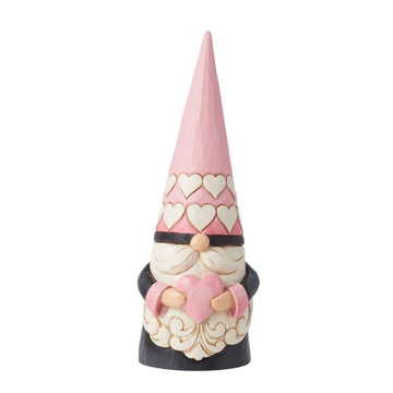 Love Me Tender - Pink and Black Gnome Figurine - Country N More Gifts