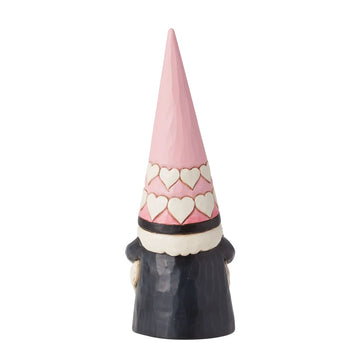 Love Me Tender - Pink and Black Gnome Figurine - Country N More Gifts