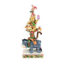 Friendship & Festivities - Pooh & Friends Stacked  - Country N More Gifts