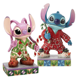 Angel and Stitch Pajama Figurine Value SET of 2  - Country N More Gifts