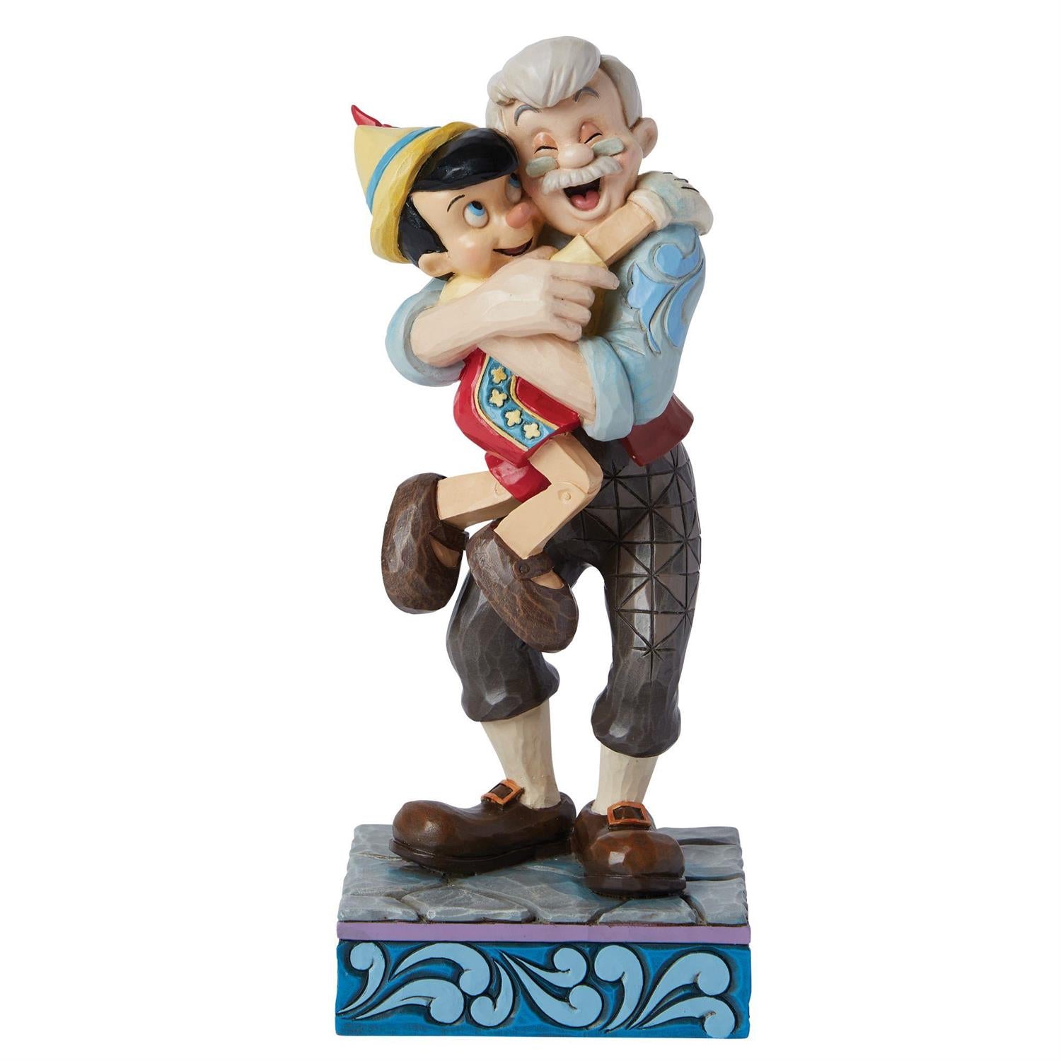 A Father's Love - Gepetto & Pinocchio Hugging  - Country N More Gifts