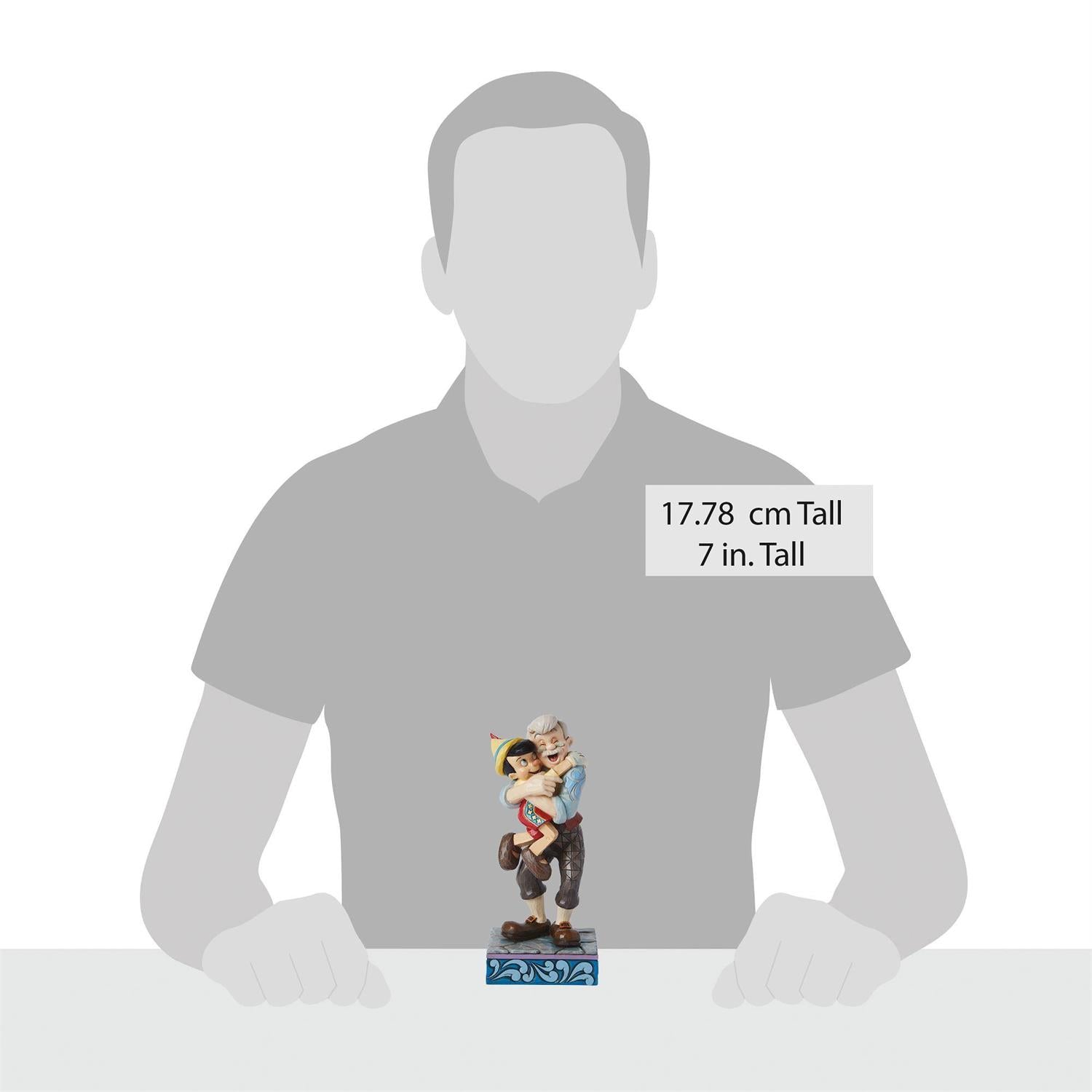 A Father's Love - Gepetto & Pinocchio Hugging  - Country N More Gifts