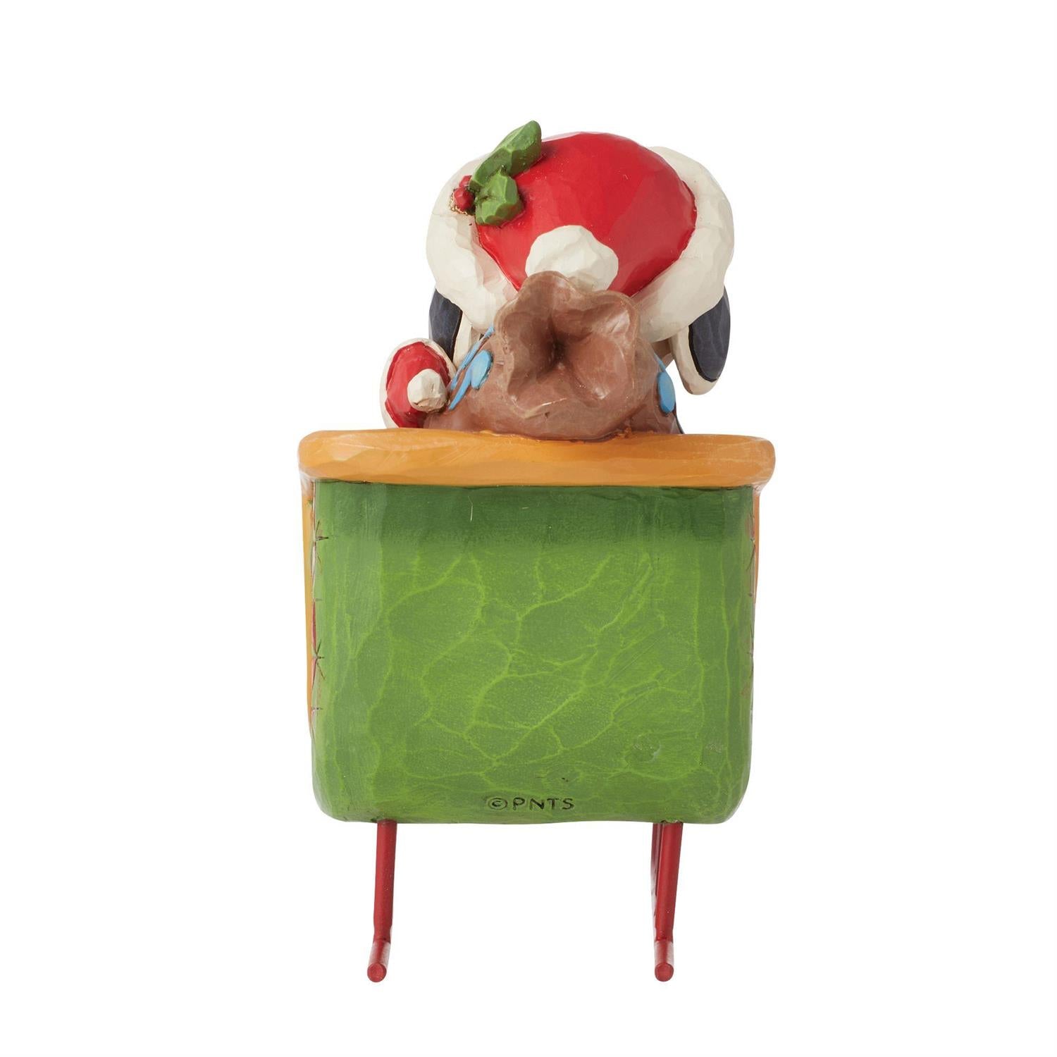 Snoopy & Woodstock in Sleigh  - Country N More Gifts