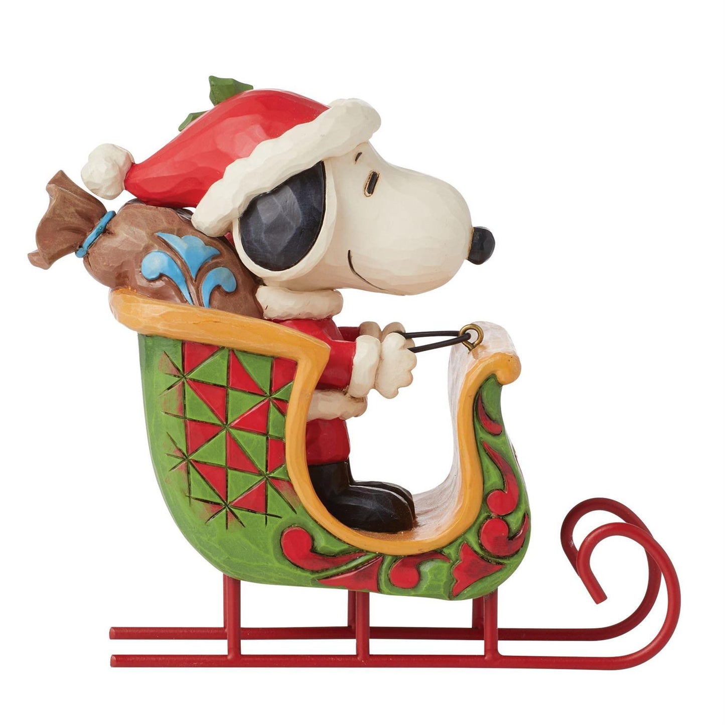 Snoopy & Woodstock in Sleigh  - Country N More Gifts