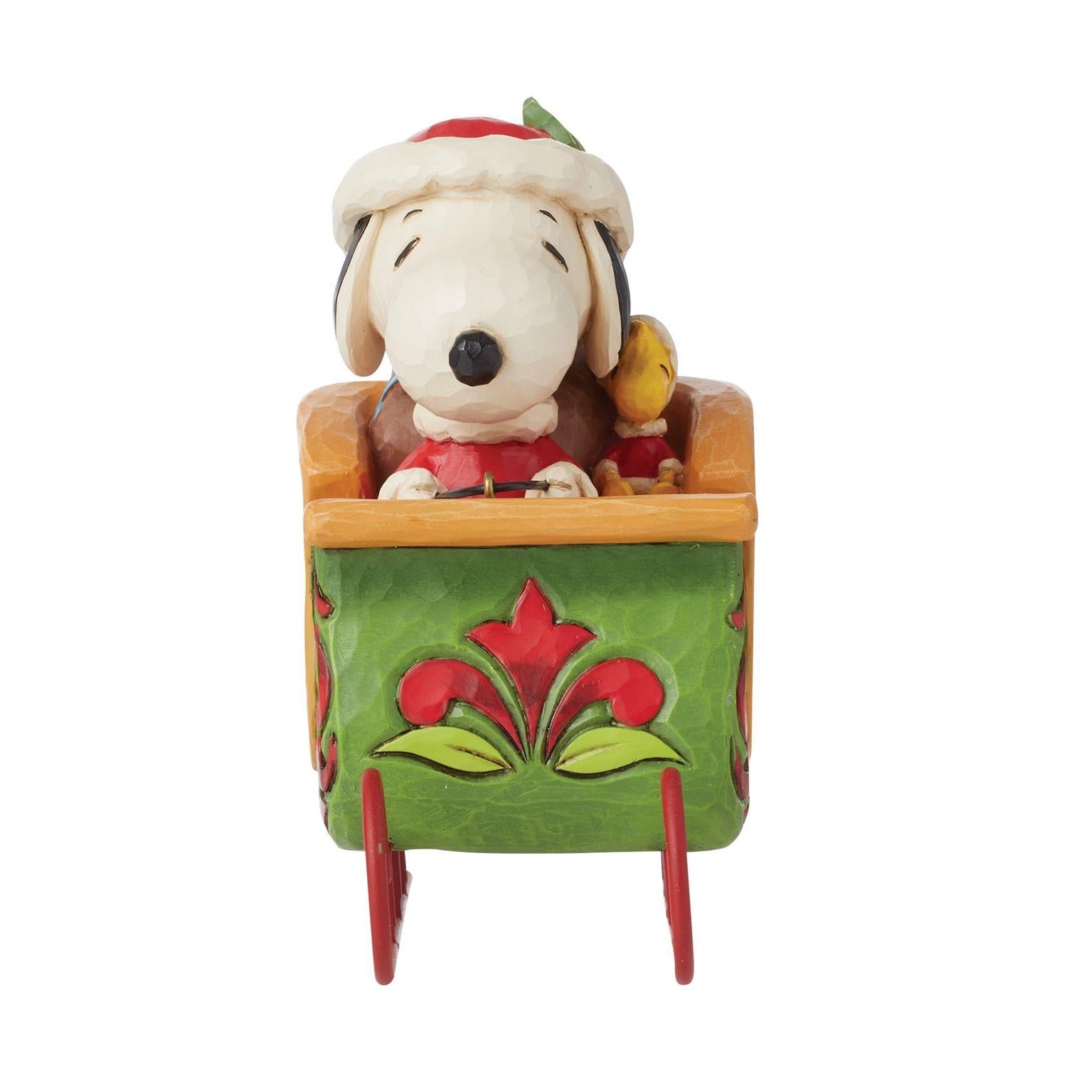 Snoopy & Woodstock in Sleigh  - Country N More Gifts