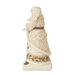 Santa Holding Fawn Figurine  - Country N More Gifts