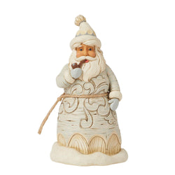 Woodland Carved Santa Pipe Figurine  - Country N More Gifts