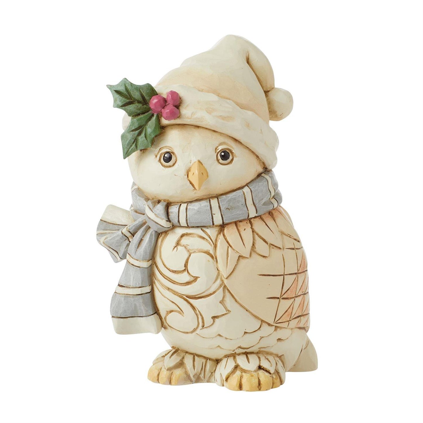 Woodland Owl with Scarf Figurine  - Country N More Gifts