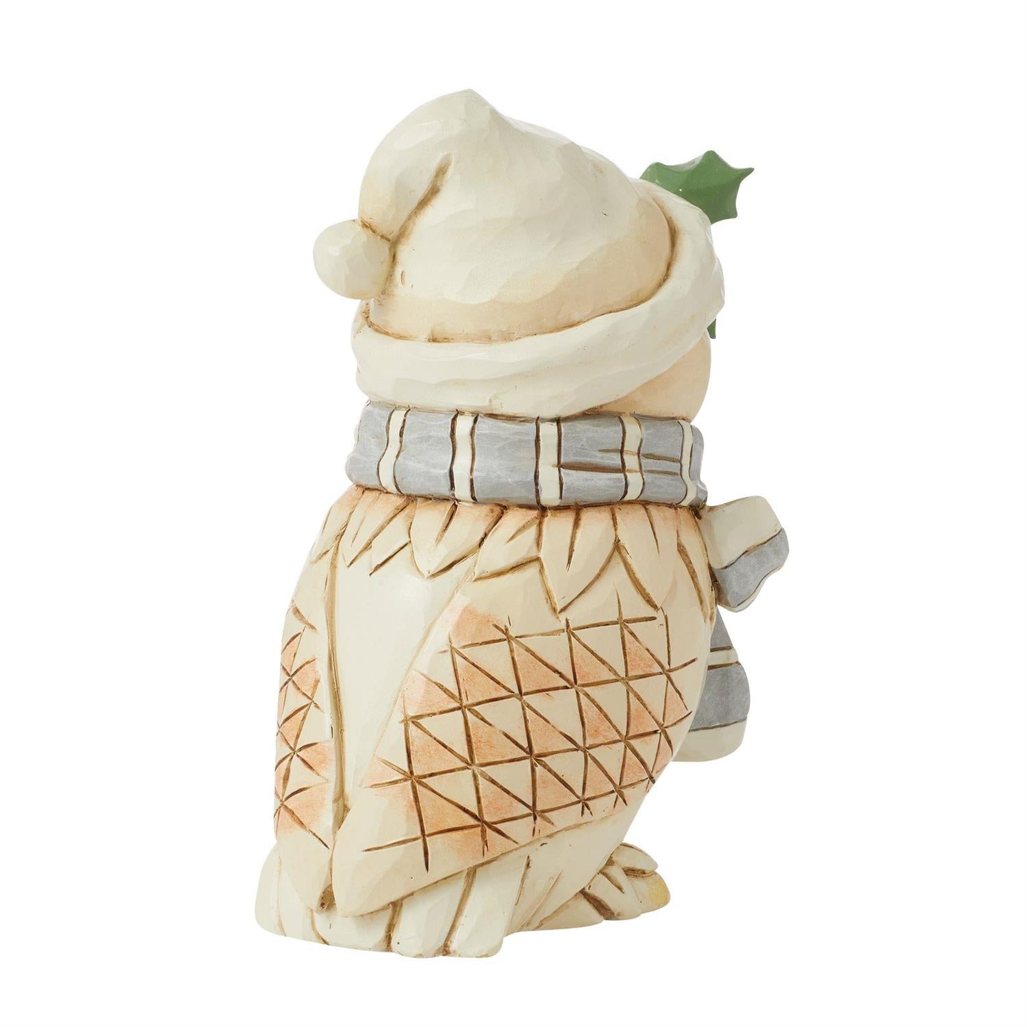 Woodland Owl with Scarf Figurine  - Country N More Gifts