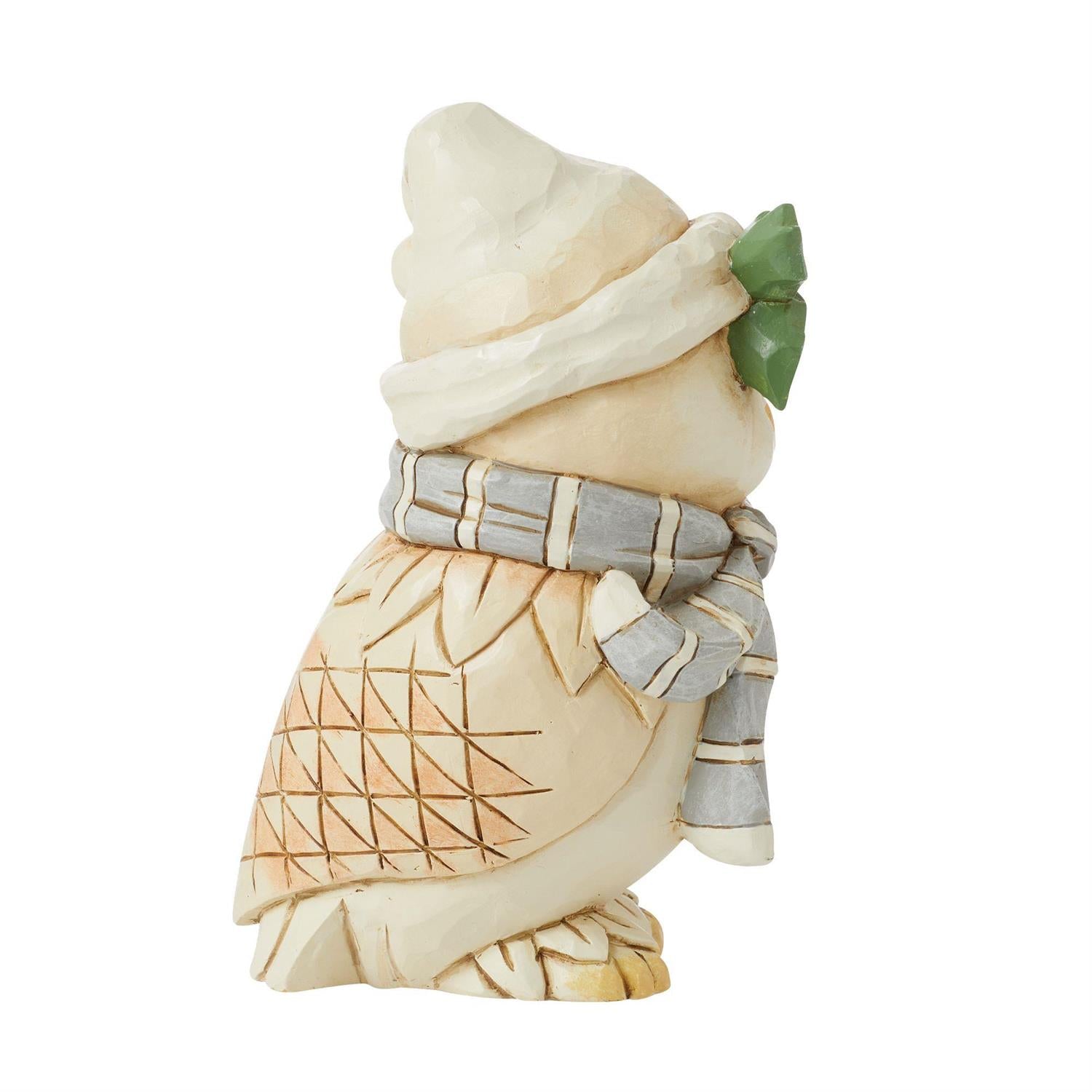 Woodland Owl with Scarf Figurine  - Country N More Gifts