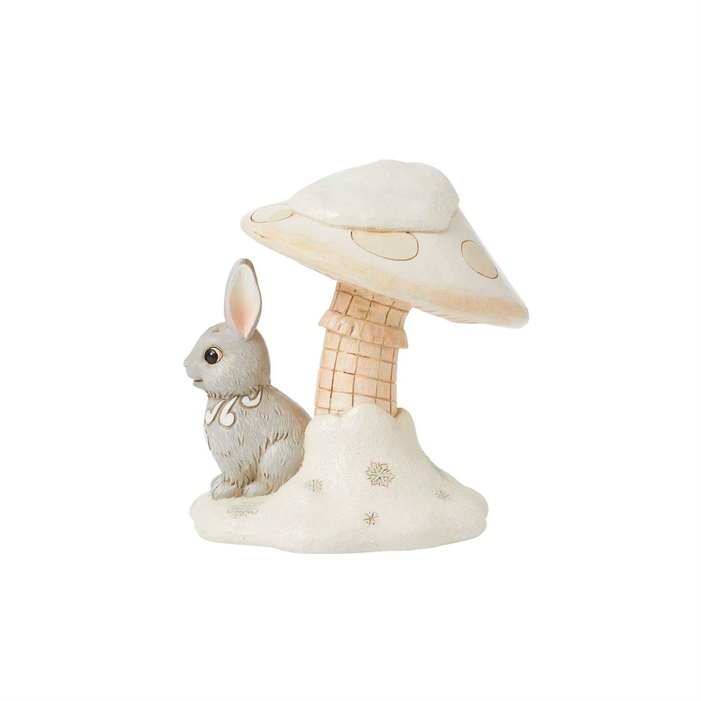 Woodland Bunny Mushroom Figurine  - Country N More Gifts