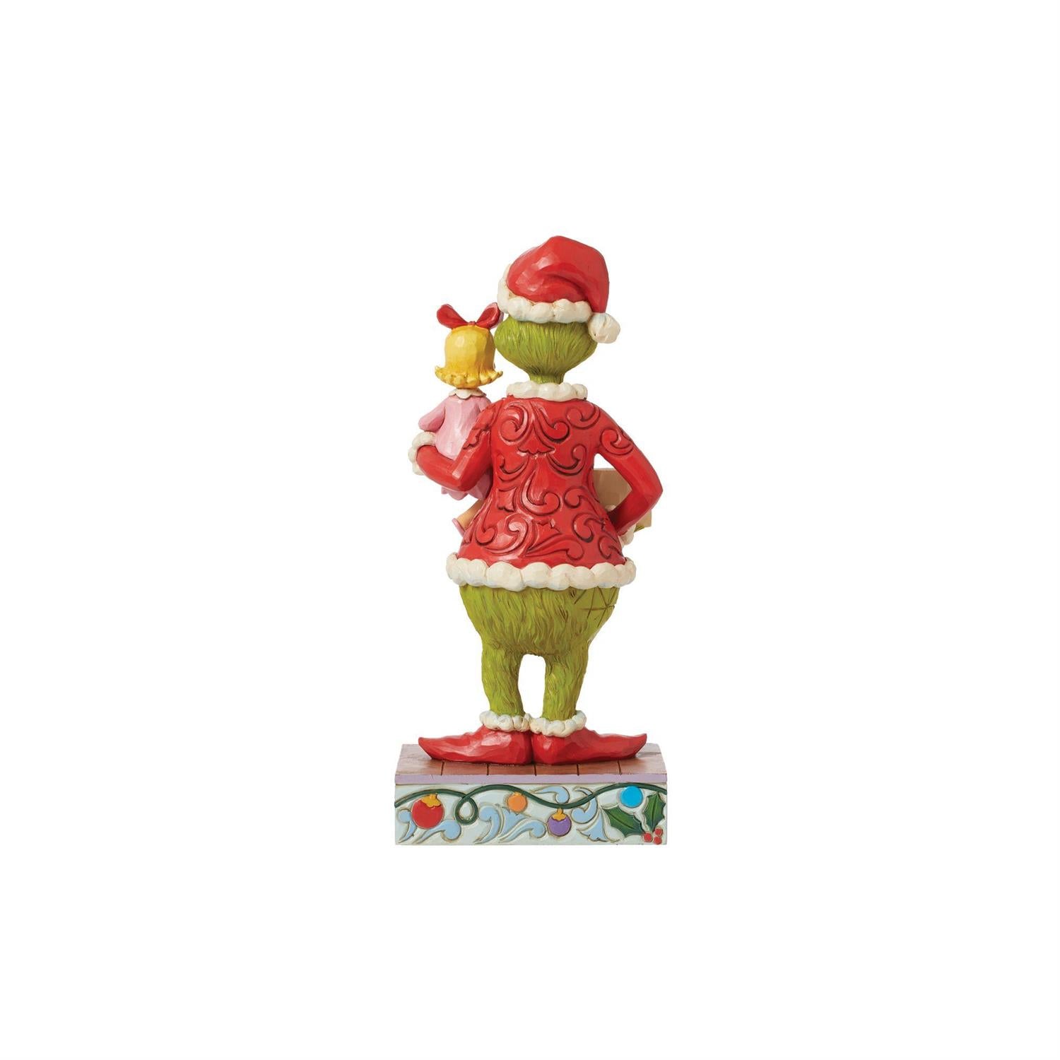 Grinch & Cindy Hold Sign Fig  - Country N More Gifts