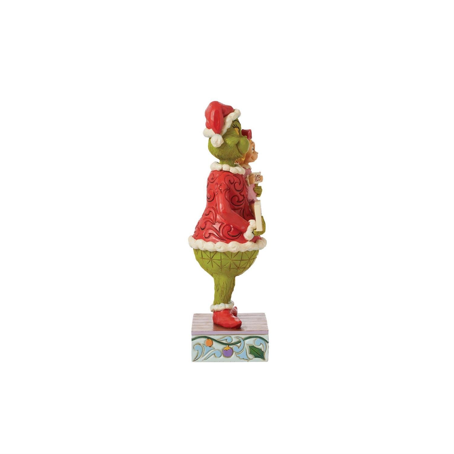 Grinch & Cindy Hold Sign Fig  - Country N More Gifts