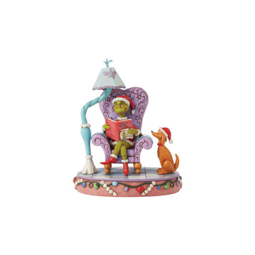 Grinch in Chair with Lamp  - Country N More Gifts