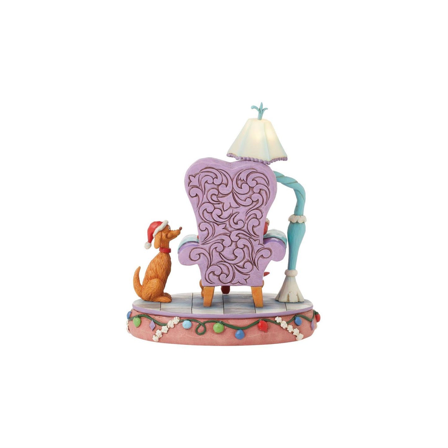 Grinch in Chair with Lamp  - Country N More Gifts