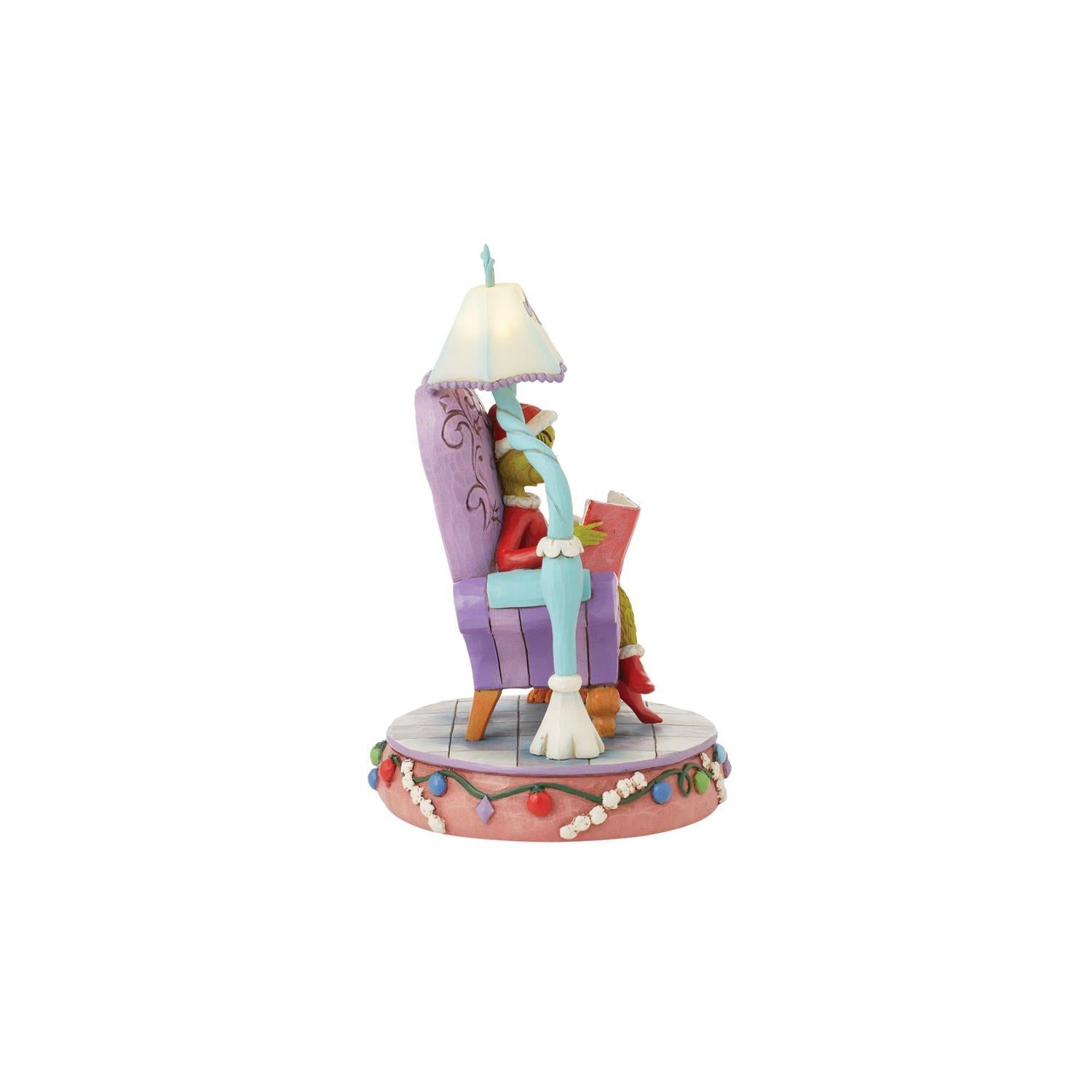 Grinch in Chair with Lamp  - Country N More Gifts