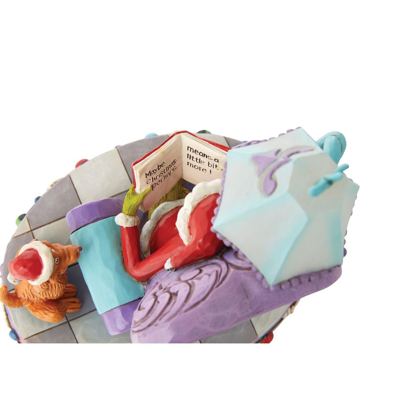 Grinch in Chair with Lamp  - Country N More Gifts